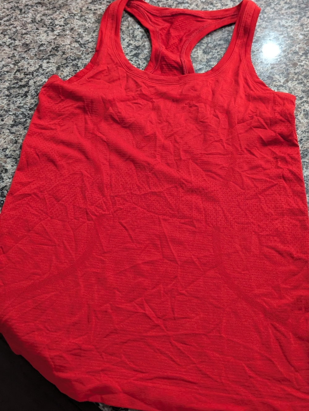 lululemon athletica Red Racerback Tank